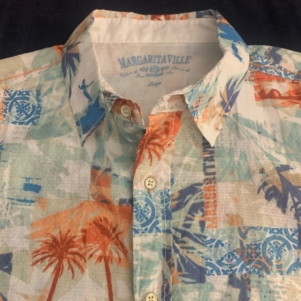 MARGARITAVILLE SS Lt Weight Cotton Tropical Shirt - Picture 8 of 8